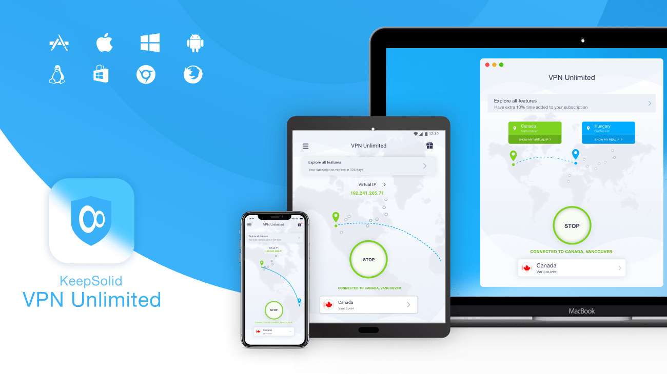 Portfolio - VPN Unlimited app